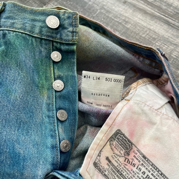 MSFTSrep Jaden Smith x LEVIS jeans Men’s Size 34x34 - Picture 13 of 13